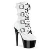 Pleaser - ADORE1046TT Plattformstiefel, Poledance Schuhe - Weiß/Schwarz Product image